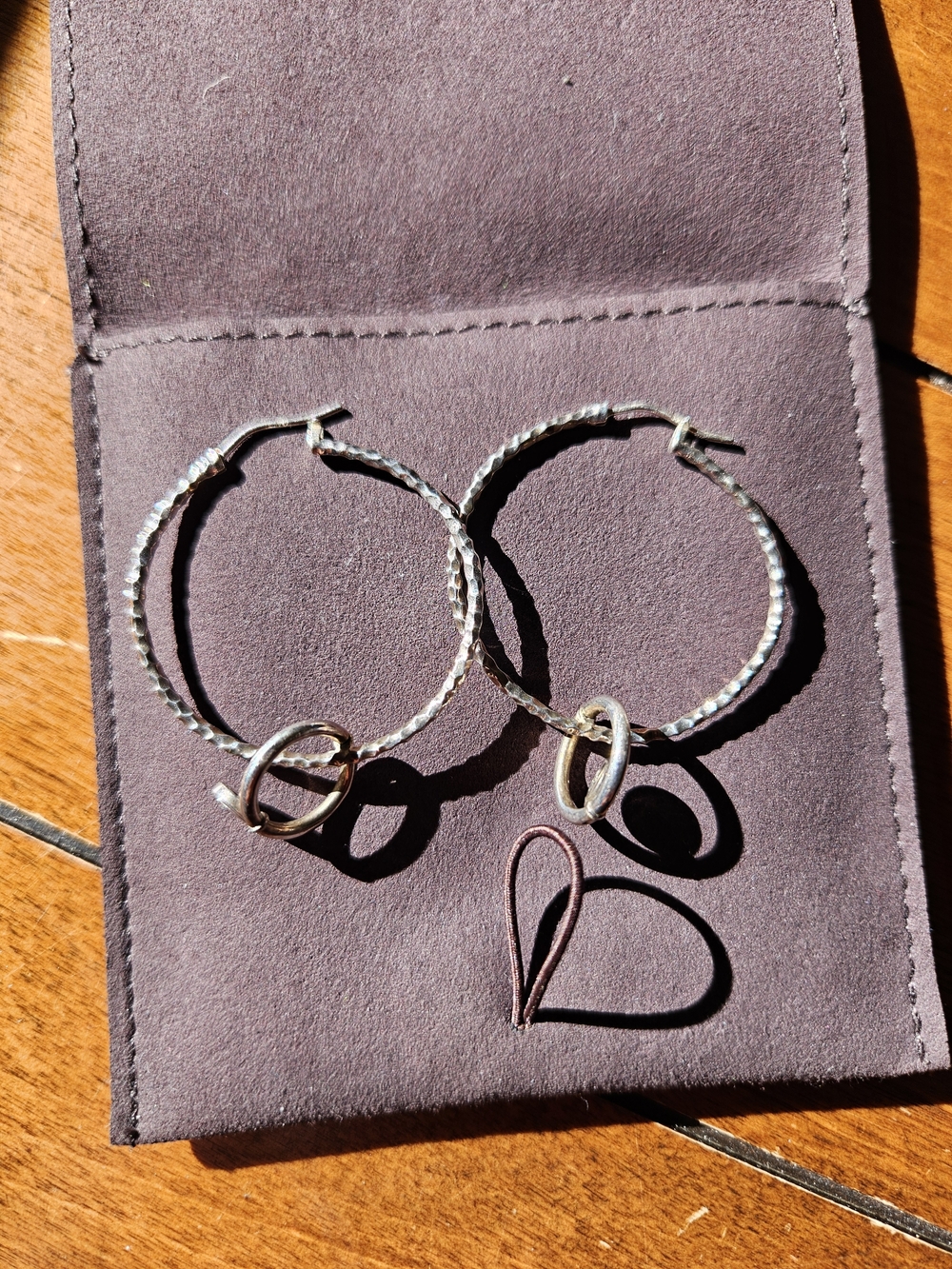 John Hardy  Hammered Hoop Earrings